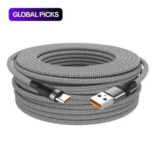 USB to Type-C Charging Data Cable, 5 A 2 V Universal Fast Charging Cable, Wired Fast Charge, Super Fast Charging for Cellphone, Xiaomi, Samsung, Game Consoles and VR Devices #GLOBAL PICKS