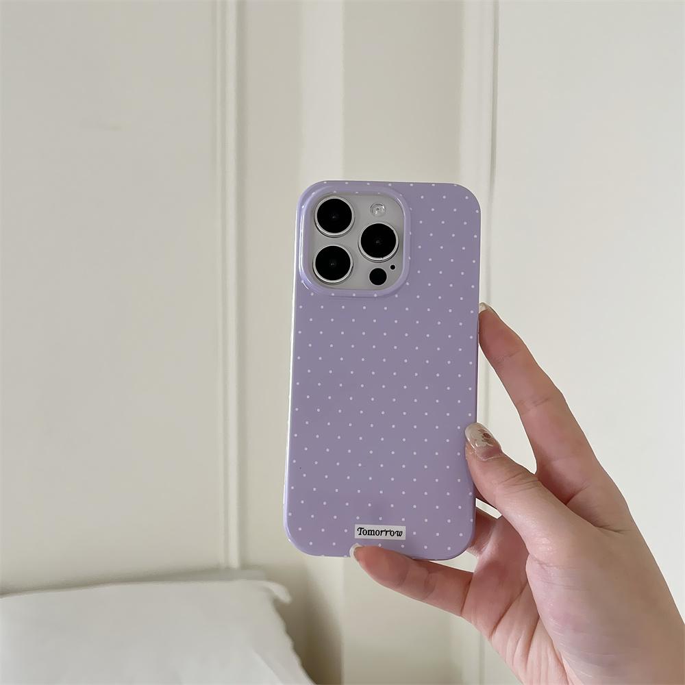 INS Polka Dot Small Fresh Mobile Phone Case for iPhone 17 16 15 14 13 12 Pro Max 11 Ultra Slim Shockproof Cover for iPhone Air