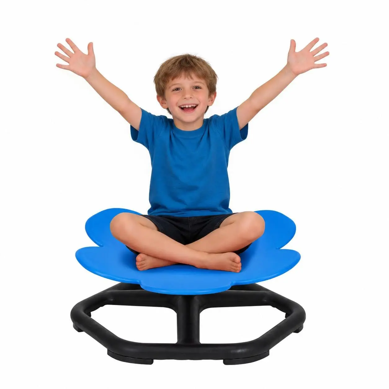 Sensory Spinning Chair for Autistic Kids, Support to 220LBS, 360° Sensory Swivel Chair with Non-Slip Design, Flower Style Design, for ADHD/Autism/Sensory Children
