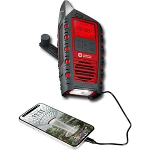 Odyssey Multi- -Band   Radio with RDS, Red