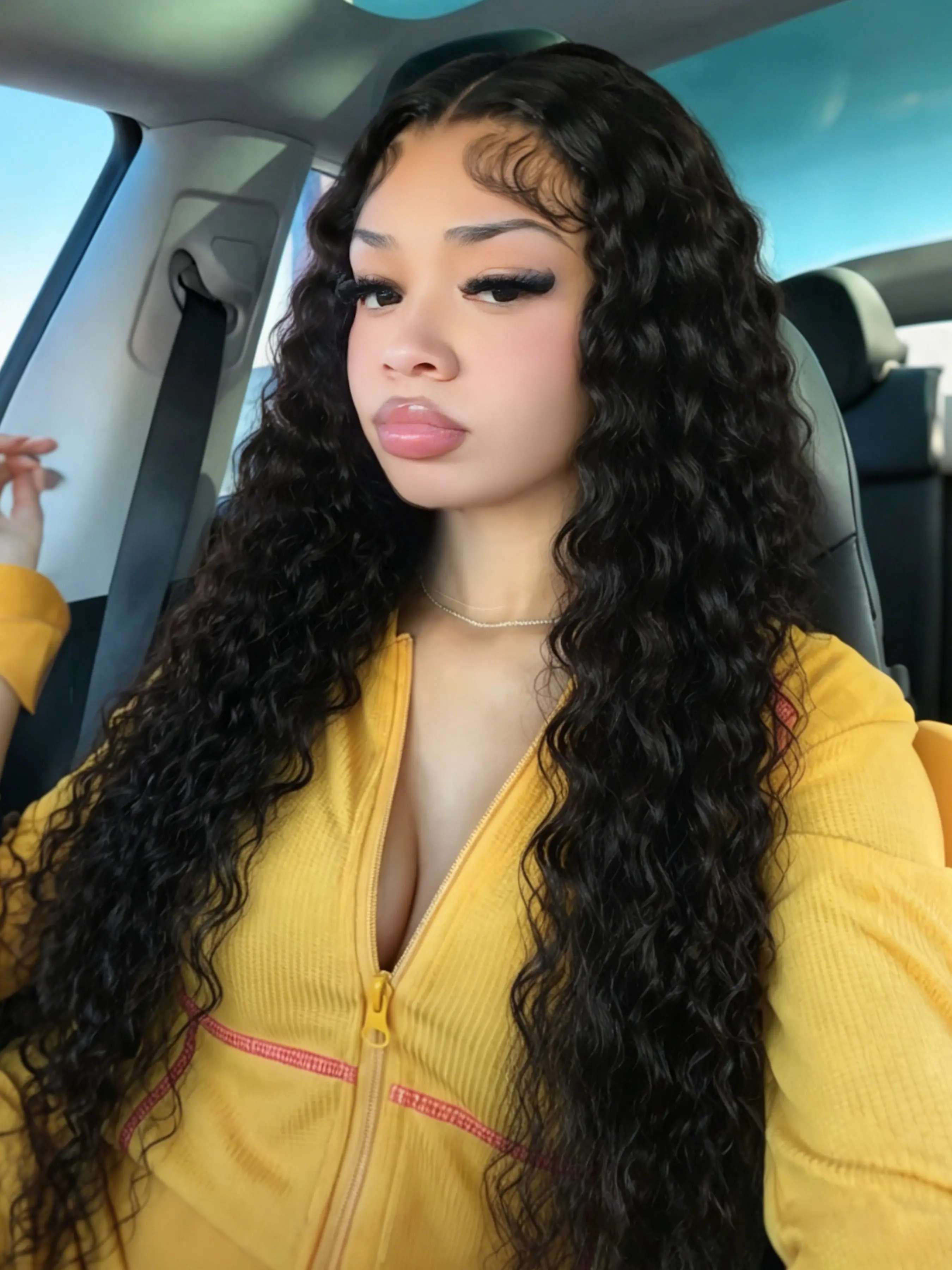 Black Long Curly Lace Front 13x4 Wigs Long Deep Wave Deep Wavy Curly Premium Synthetic Wigs Heat Resistant Fiber HD Curly Wigs forWomen Soft Black Wig Synthetic Hair NaturalLooking Deep Curly 28Inch