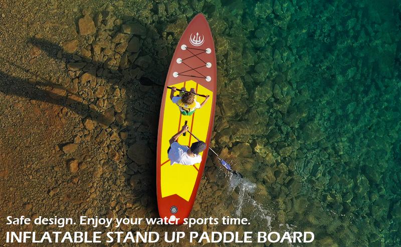 GARVEE Inflatable Paddle Board for Adults, Stand up Paddle Board Inflatable with SUP Accessories, 11'×33" Ultra Stable Sup Board, Fishing Blow up Paddle Boards with Paddle, Pump, Backpack, Fin