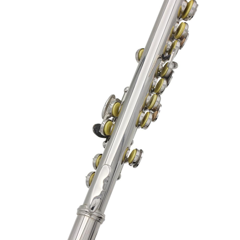 16 Holes Piccolo, 1 Count C Key Piccolo Musical Instrument for Beginners, Wind Instrument for Students & Professionals