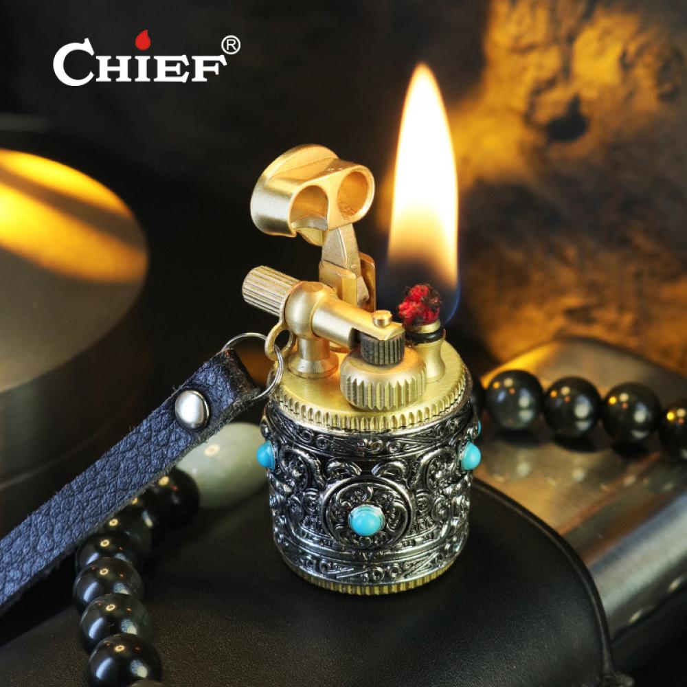 Retro Flint Wheel Lighter Silver Armor Decoration Fat Boy Shape Brass Material Novelty Unique Lighter For Men gift(Without Fuel)
