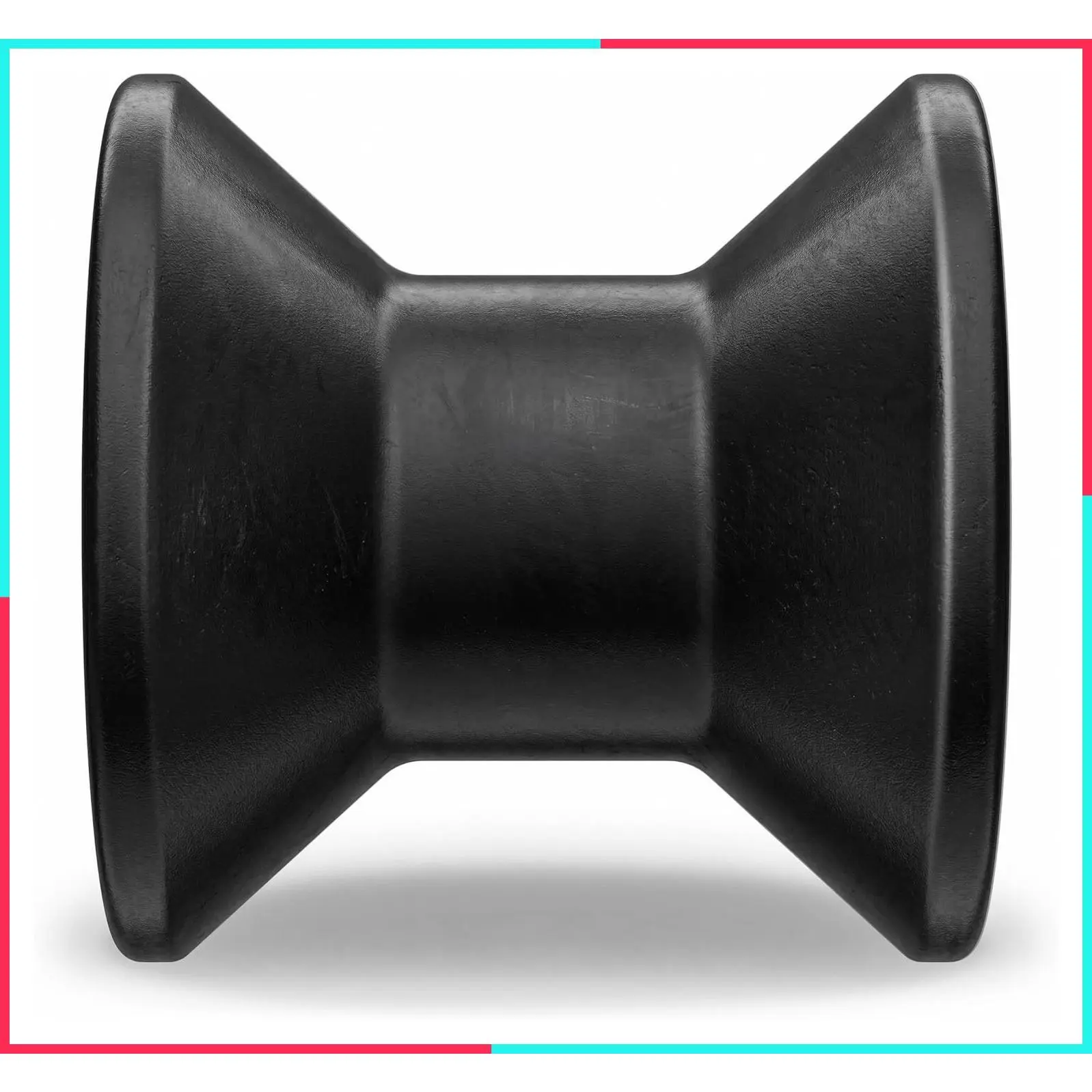 Boat Trailer Bow Stop Roller 3" x 1/2" – Wear-Resistant Protective Front Winch Guide Roller for Boat Trailers