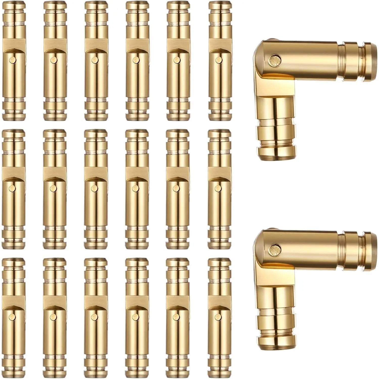20 count Brass Hinge  Invisible Hinges 20x4mm  Hinge for  Box Cabinet Door Hinges Small Woodworking Projects