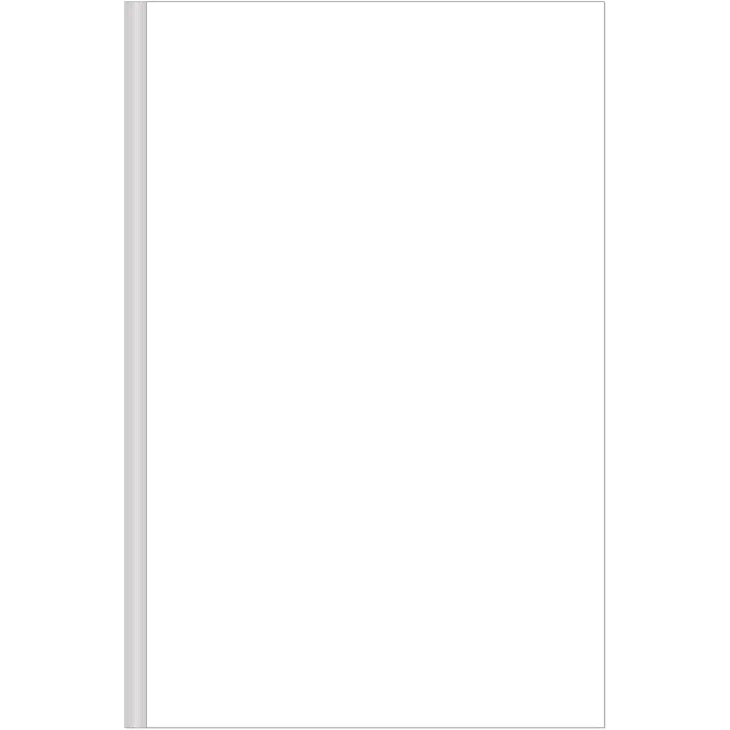 8.5" x 14" Blank Print Paper - 50Sheets/100Pages Blank Loose-Leaf Papers, Legal Size Printing in Office//School, 100gsm Blank Paper