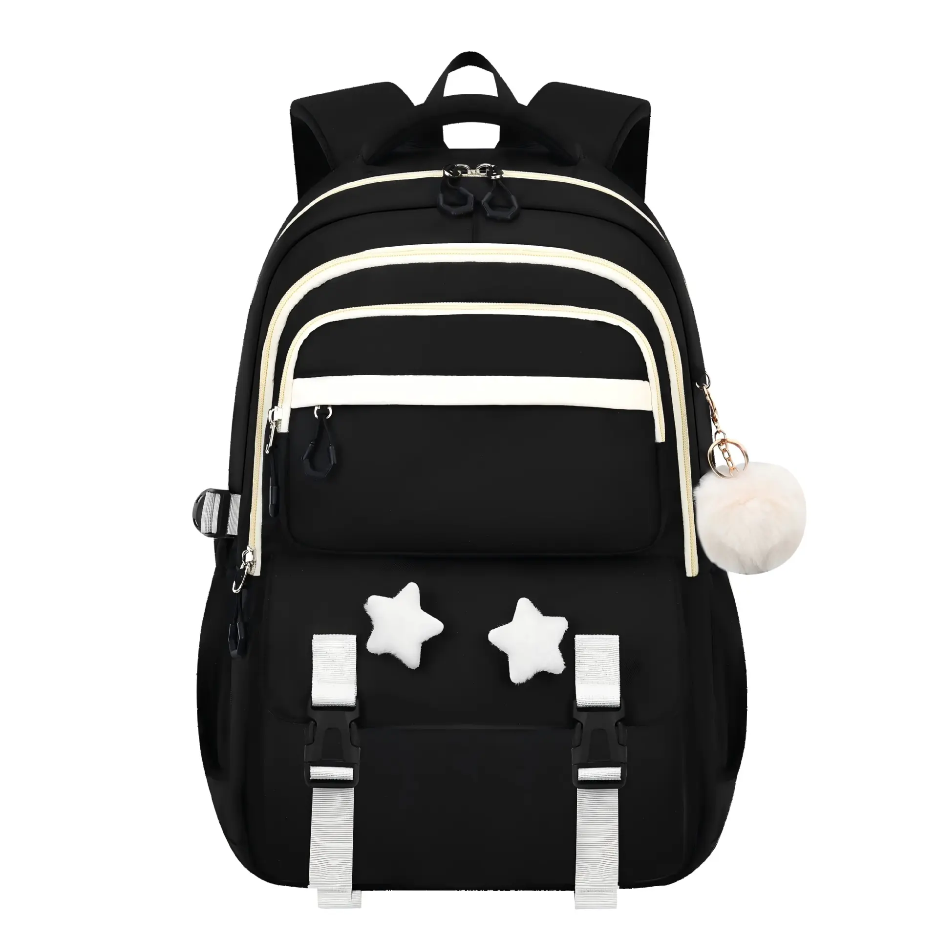 Black-single backpack