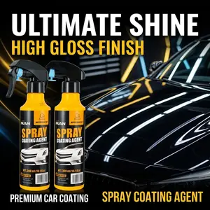 Spray coating agent；NUAN nano car coating sprayNano Car Coating Spray - Fast, durable, hydrophobic, shields paint, prevents fading, perfect for everyday car maintenance.