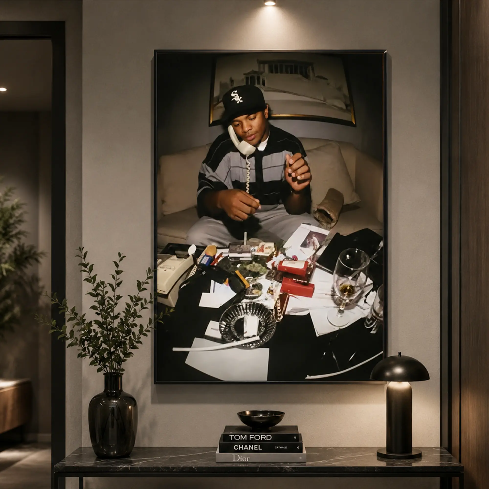 Eazy E Wall Art Poster |     90s Hip Hop Canvas Print – Perfect Gift for Music Fans & Bedroom Decor, Street Aesthetic Decor, Bedroom & Studio Wall Decor, Gift for Music Fans