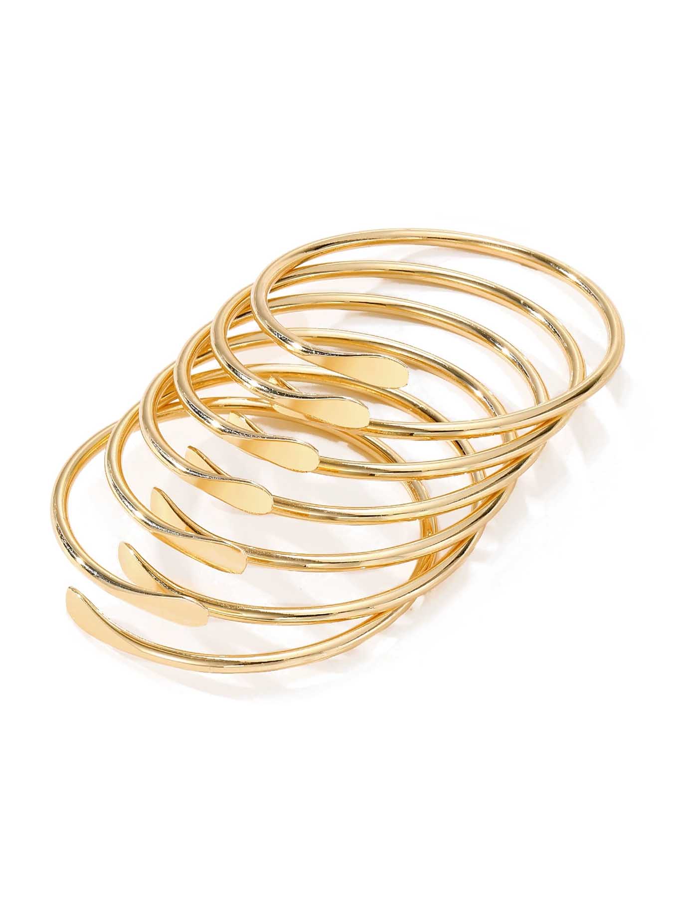 Vintage Cuff Bangle, Trendy Stack Bangle, Fashionable Adjustable Open Bangle for Women & Girls, Casual Jewelry for Party, Daily Decor, Trendy All-match & Exquisite Jewelry for Birthday Gift