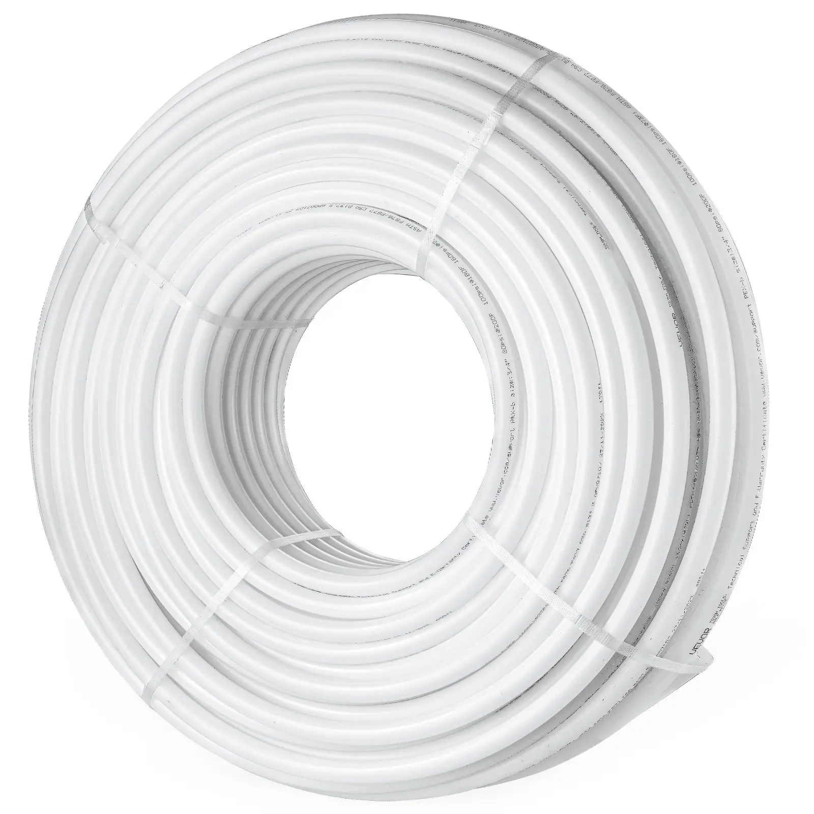Pex Pipe 3/4 Inch Flexible Pex-B Tubing, 500 Feet Length For Potable Water Lines, Hot And Cold Water Supply, Multiuse Plumbing Tubing With Free Cutter And Clamps, Durable, Leak-Resistant, Easy To Install In Home Systems, White