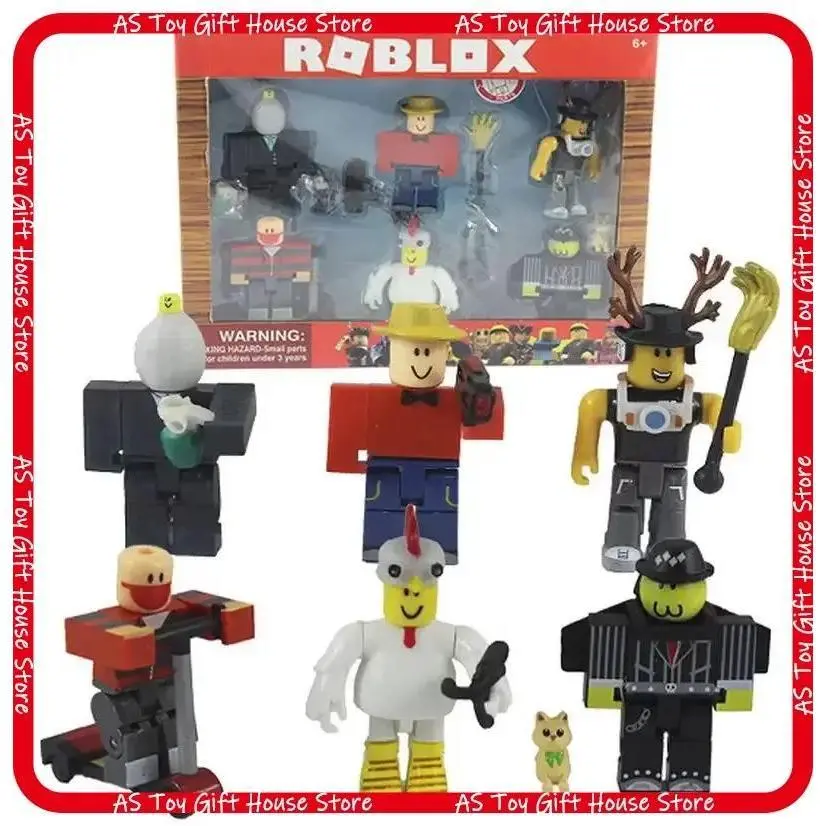 Hot Sell Roblox Hot 2.5 To 3 Inch Action Figures Virtual World Game Dolls Multiple Styles With Weapons Collectible Toys Gift