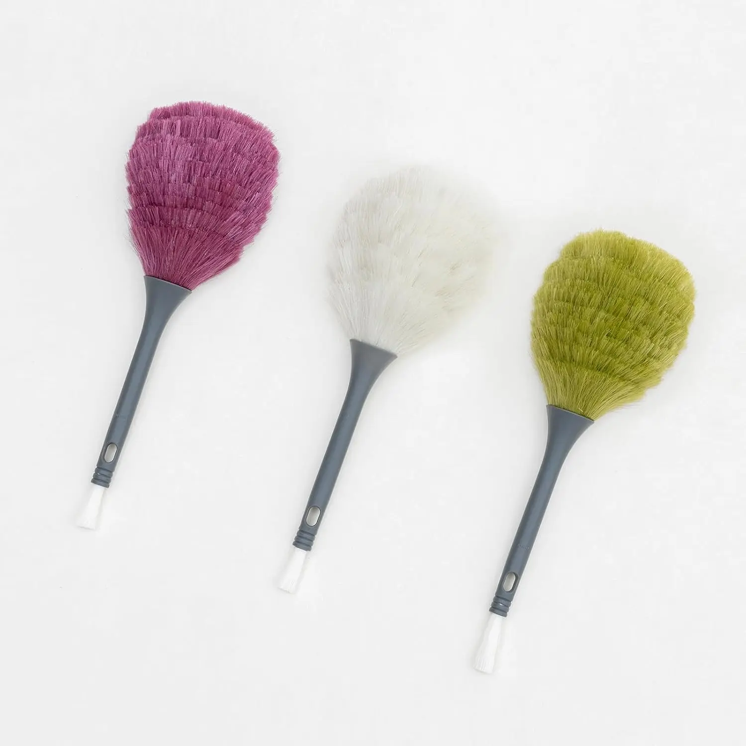 Dual-Head Microfiber Duster & Brush Set, 3-Piece Compact, Practical, and Lightweight Cleaning Tool for Home, Office, Car Vents & Keyboards