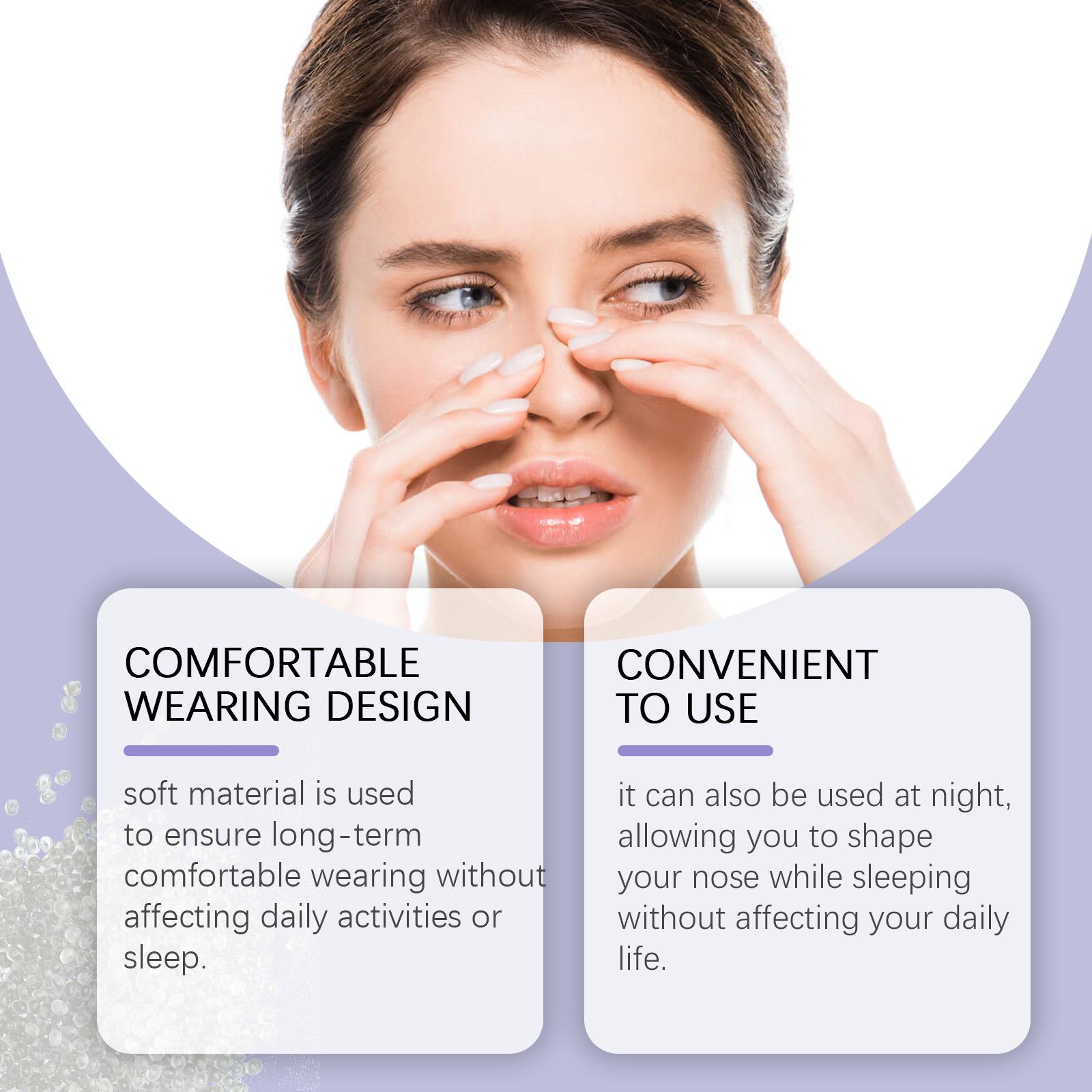 Houkea Nose Beauty Care Device - Nose Wing Beautifier, Nose Lifting, Firming, Natural Moisturizing Sleep Nasal Care Device