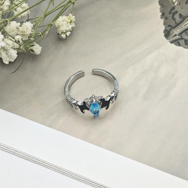 Game Genshin Impact The Doctor II Dottore Cosplay Ring Alloy Adult Unisex Adjustable Opening Rings Jewelry Accessories Gift