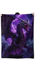 SoftHaven Mystical Desert Succulent Blanket Gifts for Women Adult Girls,Cactus Gothic Throw Blankets,Soft Comfy Lightweight for Home Couch Bed Sofa Halloween Decor,Goth Night Sky Art 60x80in