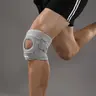 Breathable Adjustable Knee Support, Sports Knee Brace, 1pc Patellar Silicone Pad with Air Holes, Sports Knee Pad, Knee Supporter for Basketball Running Weightlifting
