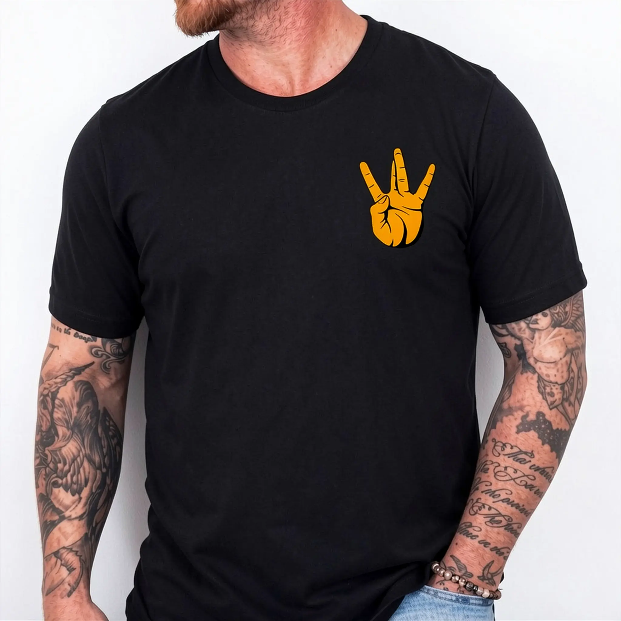 Westside Hip Hop Hand Sign T-Shirt,High-quality print,Soft and comfortable,Simple and practical ,Made in USA