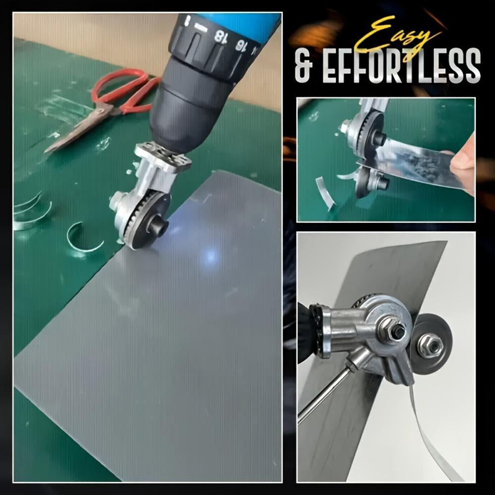 Multifunctional Electric Drill Plate Cutter, Multipurpose Sheet Cutter, High Speed Rotor Electric Nibbler for Cutting, Cordless Cutting Machine, Power Tool Accessories, Hardware