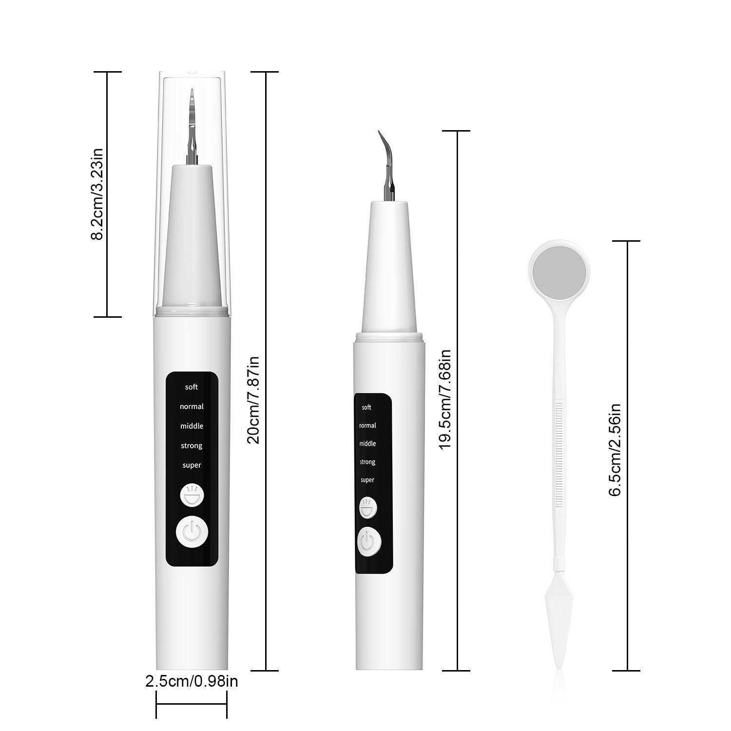 Ultrasonic Dental Plaque Remover for Humans & Pets - Professional Teeth Cleaning Kit for Tartar & Stain Removal, Safe & Gentle Electric Toothbrush for Cats, Dogs and People #SummerVibes
