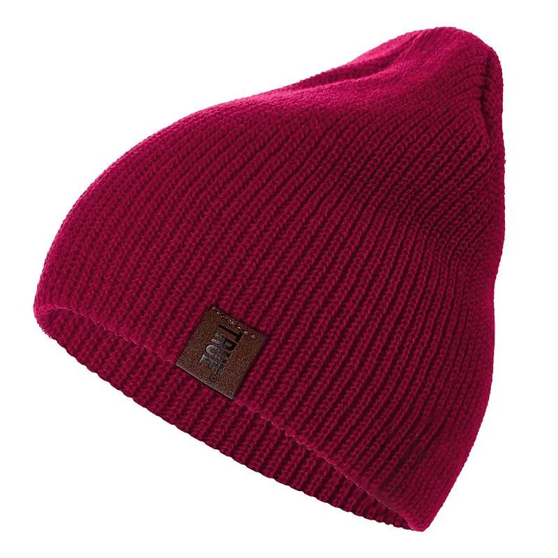 Hot Sale Unisex Casual Beanie Hat Men Women Basic Knitted Winter Hat Streetwear Beanie Cap