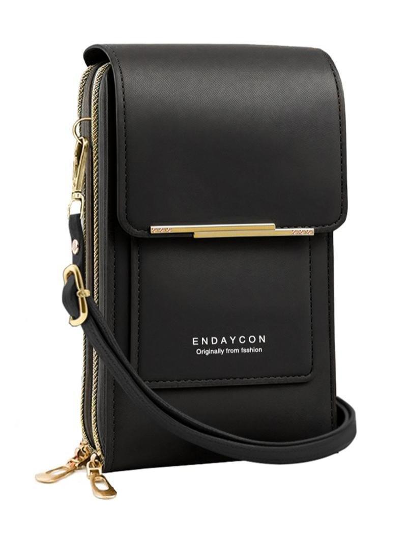 2026 Trendy Minimalist Elegant Women's Touchscreen Crossbody Phone Wallet - Multi-Card Slots & Coin Pouch | Adjustable Strap Water-Resistant | Shopping/Travel Multiple Colors Must-Have