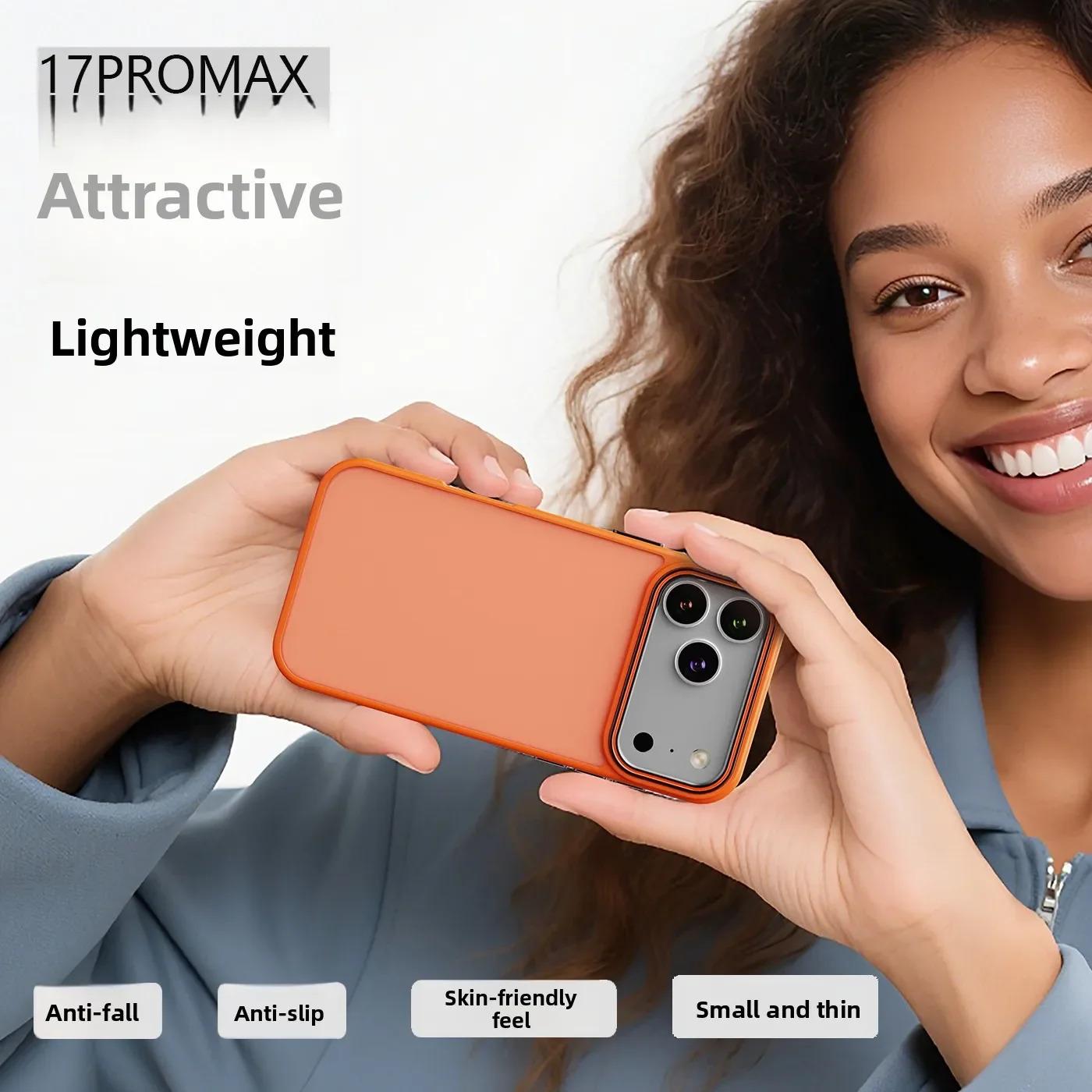 New Matte Transparent Case for IPhone  17 Air 17 16E 16 15 14 13 12 11 Pro Max Lens Protection Shockproof Coque for IPhone 16 Pro Max Cover