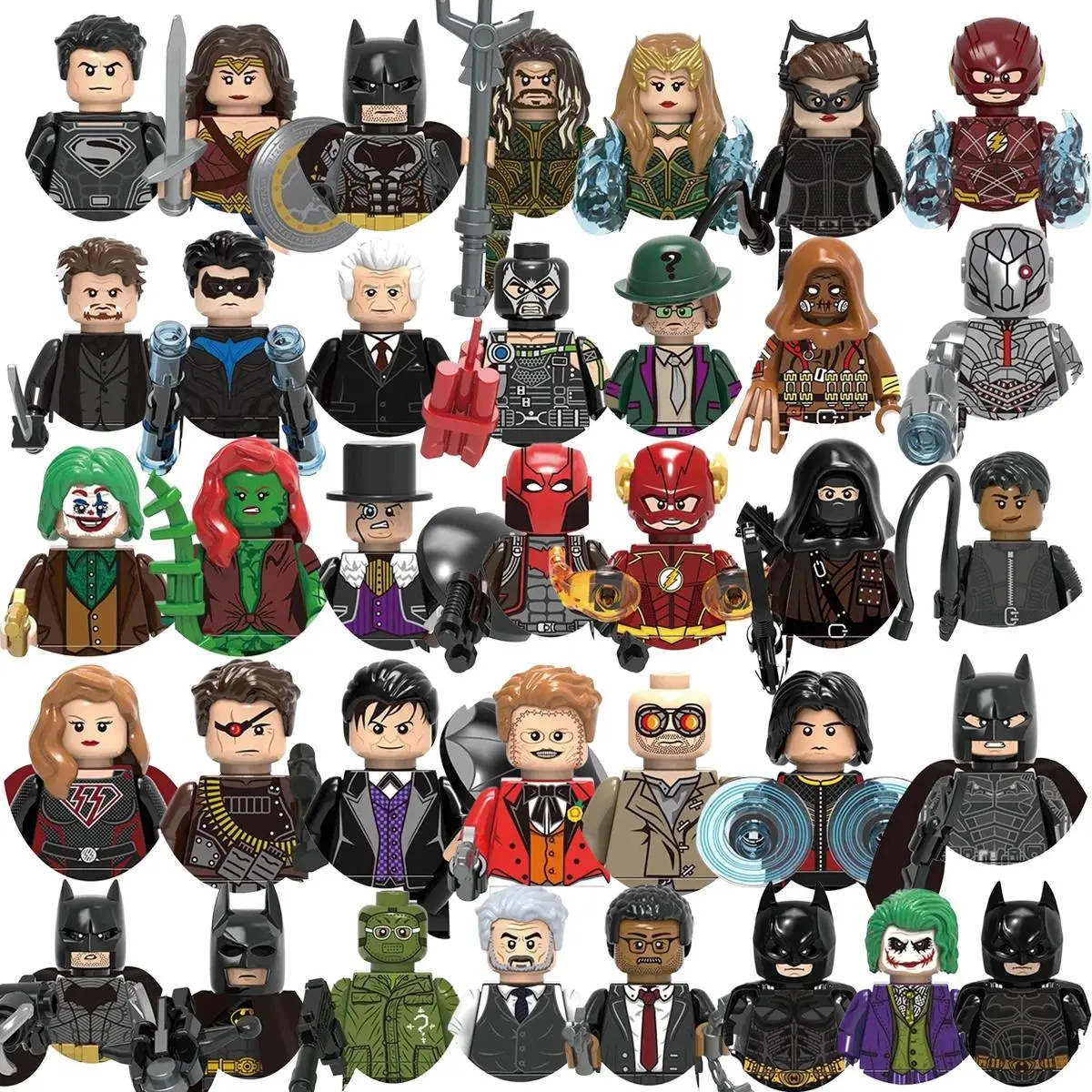 DC Super Hero Building Blocks Set Creative Collectible Model Bricks Assembly Toy For Kids Birthday Gift Fan Collection