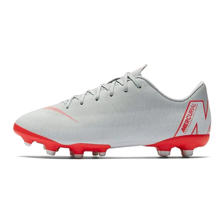 Nike Mercurial Vapor 12 Academy MG GS 'Wolf Grey Crimson' AH7347-060