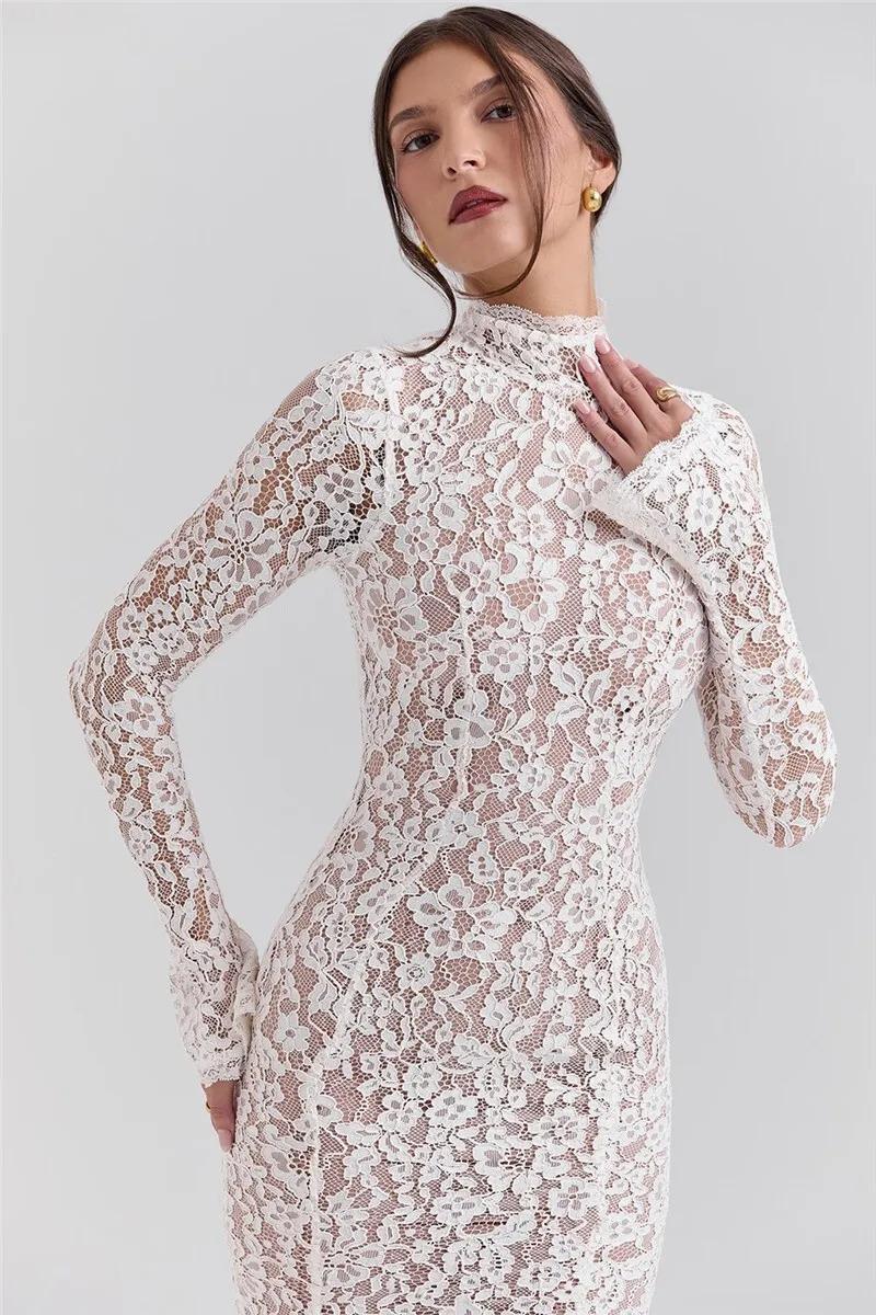 long.sleeve dress Oh Polly long sleeve bodycon hot fix embellished maxi dress in brown