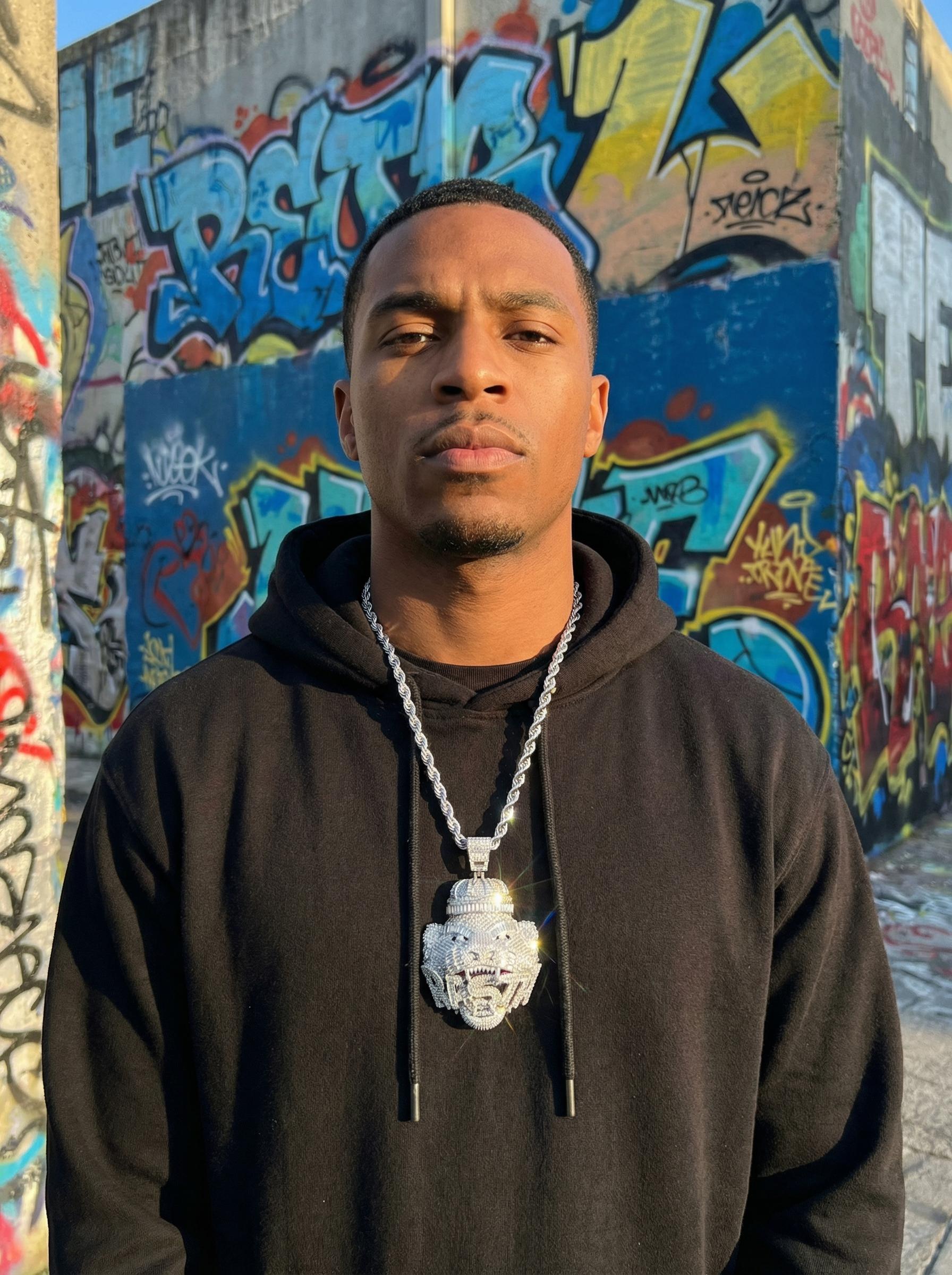 European and American high street retro tiger head pendant, niche trendy brand personalized necklace suitable for both men and women, American street hip-hop style