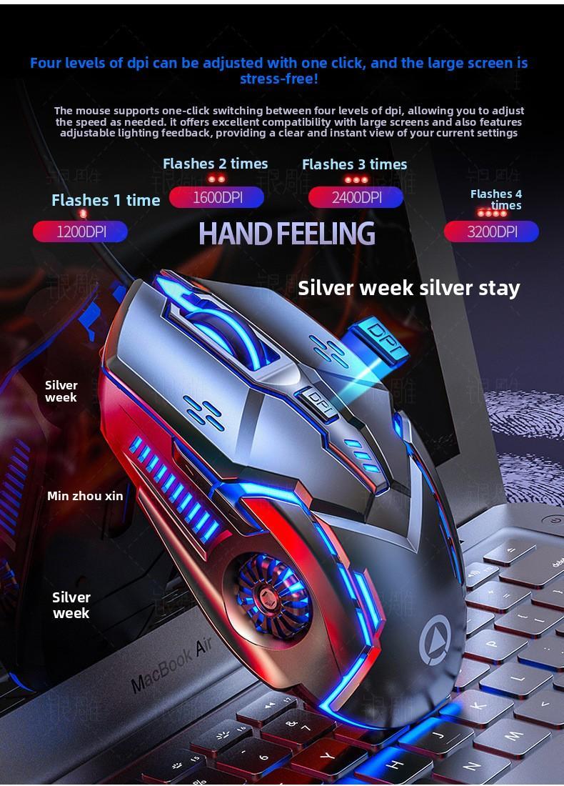 Limited-time offer! Gaming mouse with multi-functional buttons and RGB backlighting, suitable for gaming and office use. Gaming accessories. #Hot Deals (Black Friday) Christmas Sale