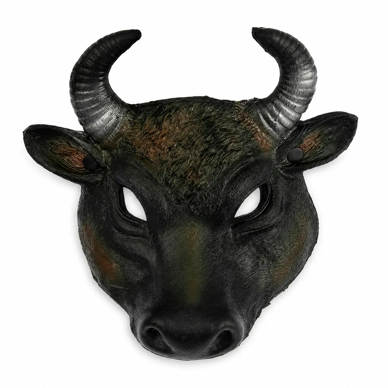 Realistic Minotaur Bull Mask, Half Face Costume with Elastic Strap, Perfect for Halloween, Cosplay, Masquerade, Stage Performance