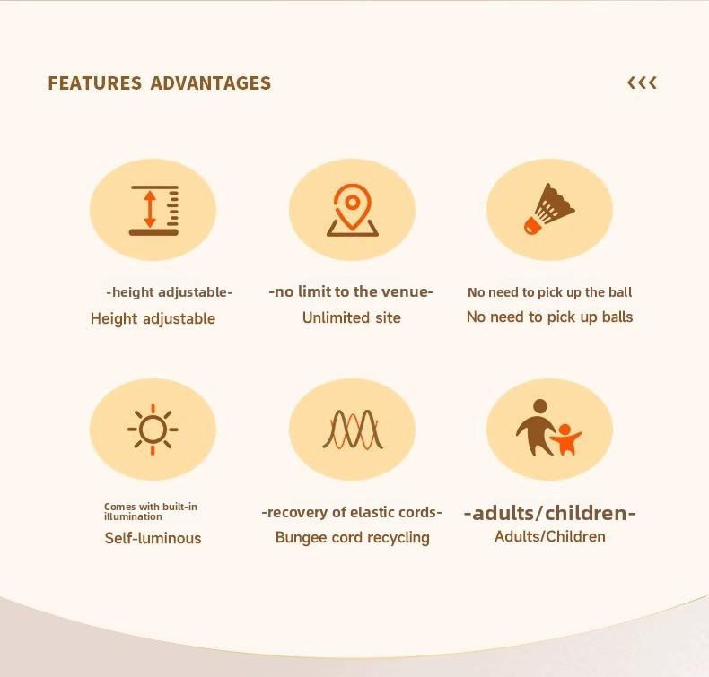 Single badminton trainer rebound self-playing line fitness indoor one person playing badminton practice artifact