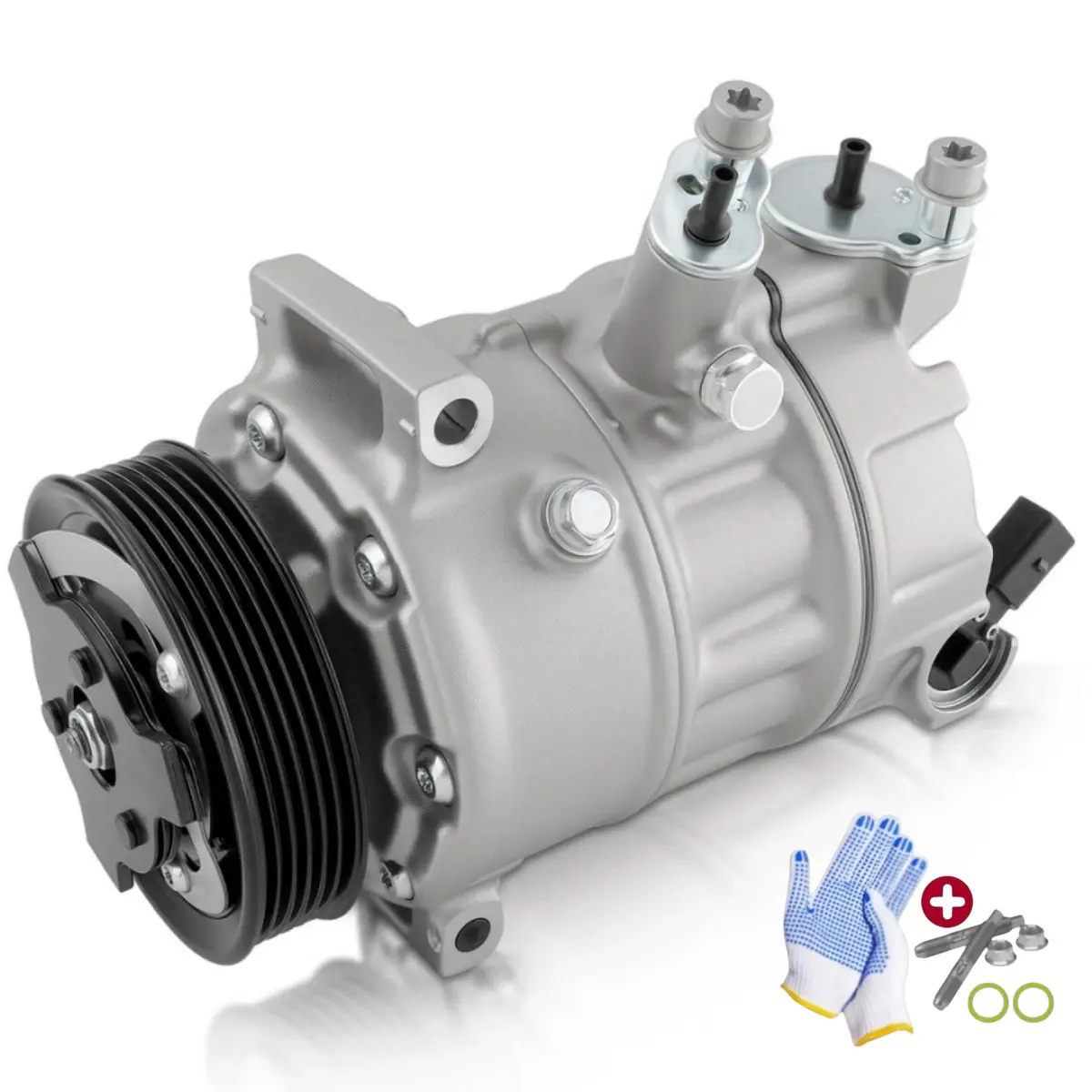 A/C Compressor w/ Clutch for VW 2011-2016 CC / 2004-2016 Golf / 2005-2017 Jetta