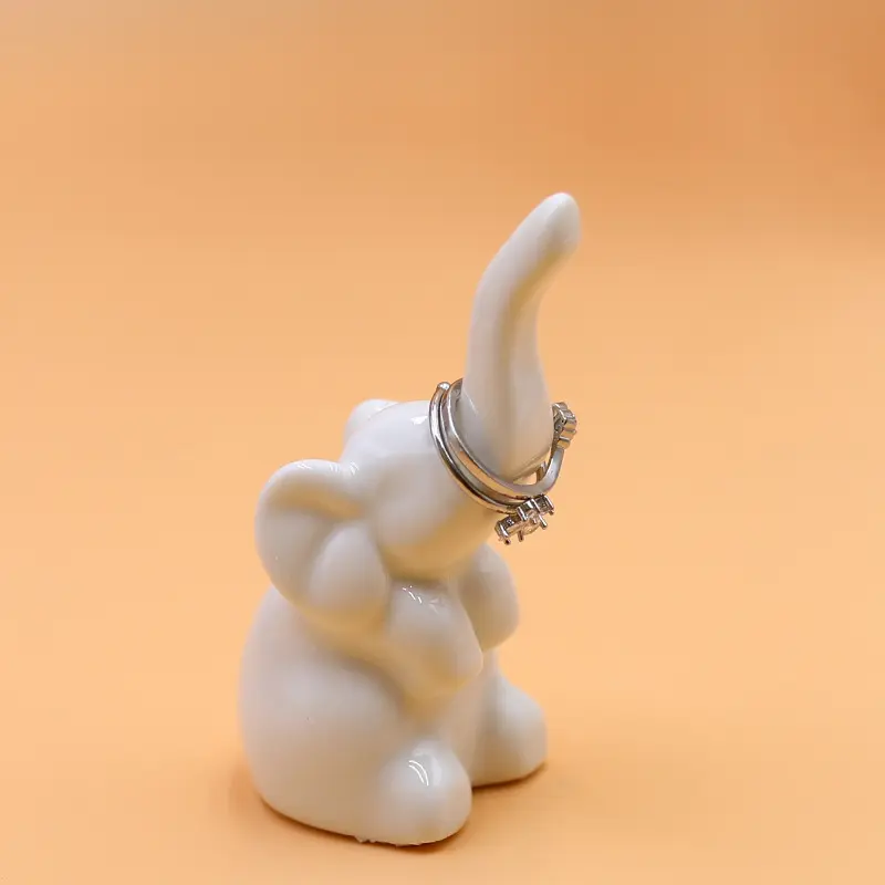 Animal Jewelry Tray, Decorative Ring and Earring-Holder, Vanity Trinket Dish for Bedroom Desktop, Unique Home Supplies, Retro
