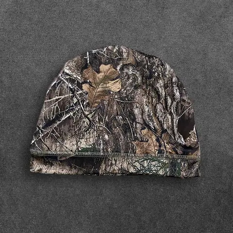 Fashionable casual versatile unisex irregular leaf pattern streetwear hat hip-hop retro cowl hat