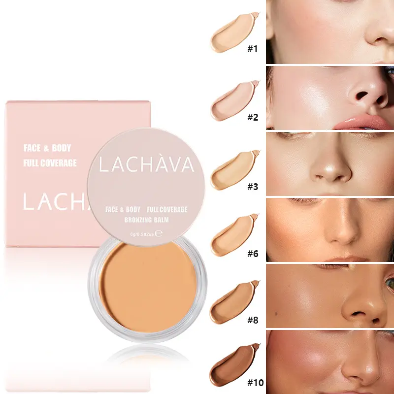 Concealer to cover acne marks, dark circles, and tear troughs, 15-color concealer palette, color-changing, non-caking foundation cream