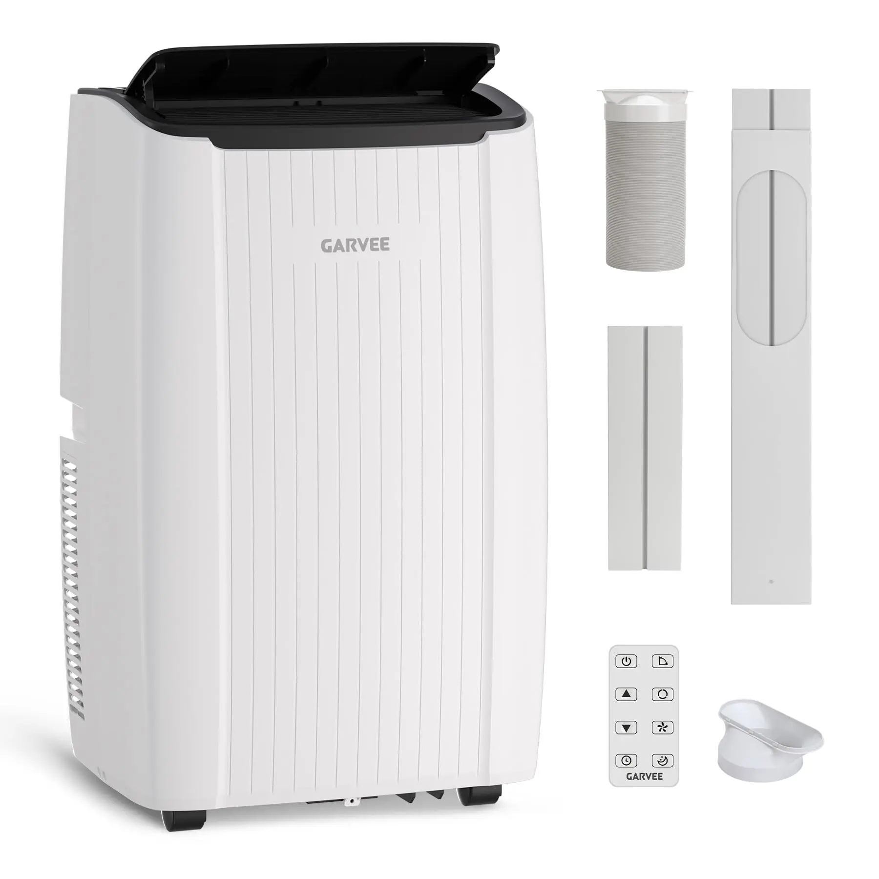 【Garvee】12000 BTU Portable Air Conditioner – 3-in-1 AC Unit with Dehumidifier & Fan for Rooms up to 550 Sq.Ft – Quiet Cooling with Remote Control – for Bedroom/Home/Office