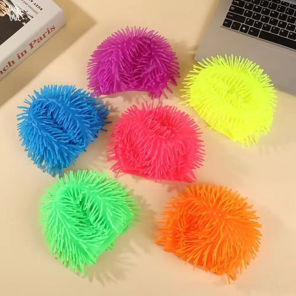 Neon Spiky Hair Swim Cap, Funny Silicone Waterproof Swimming Hat for Pool Party and Cosplay