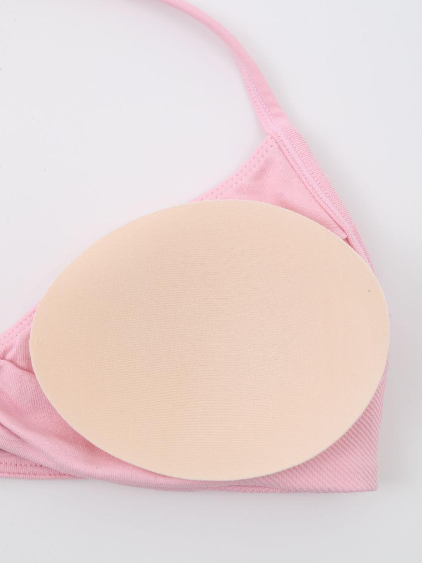 Women's Solid Color Strappy Sports Bra, Breathable Comfortable Backless Padded Impact Strappy Bra, Quick Drying Running Fitness Sports Bra