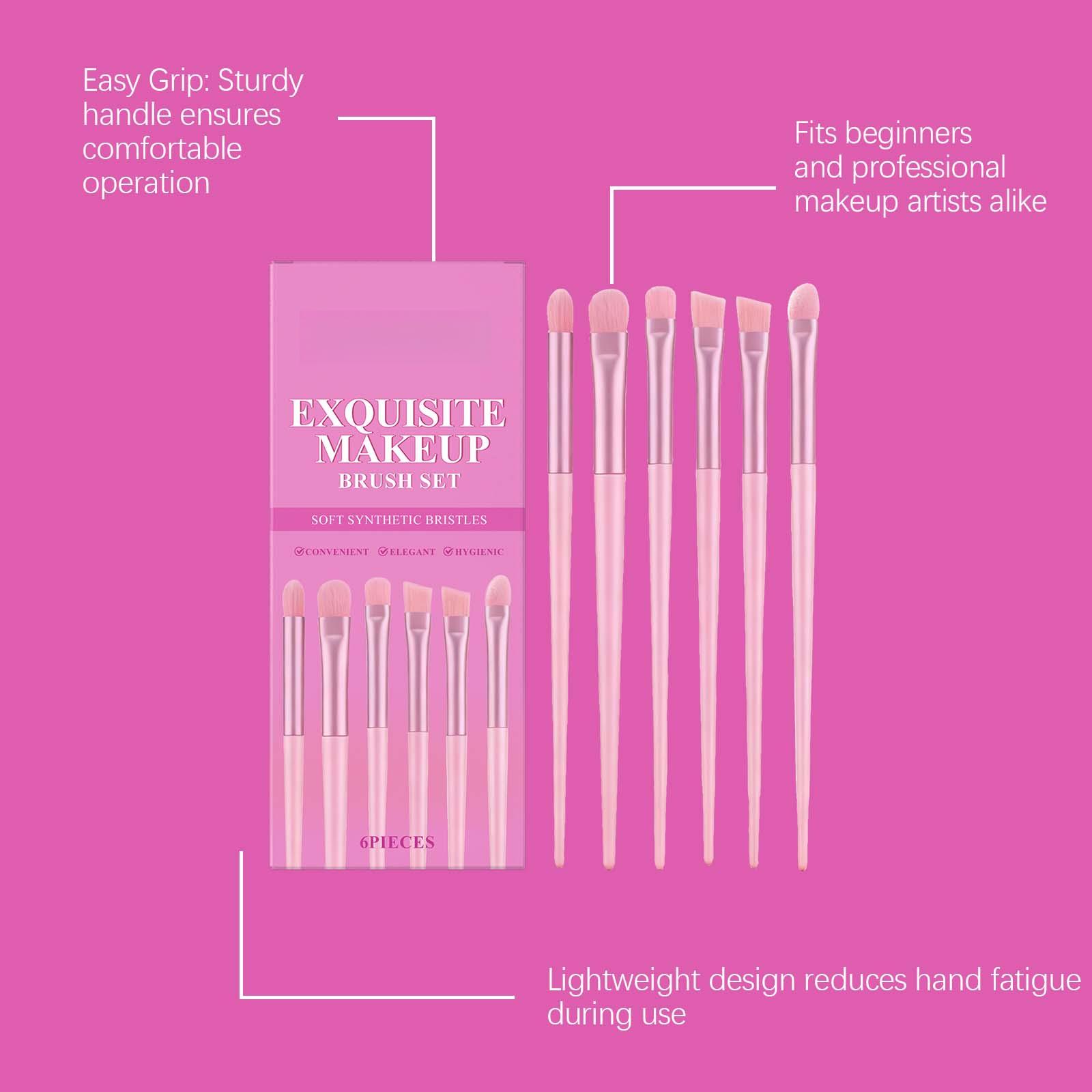 Makeup Brush Set Natural And Smooth Makeup Application, Eyebrow Brush, Foundation Brush, Portable Daily Makeup Tools