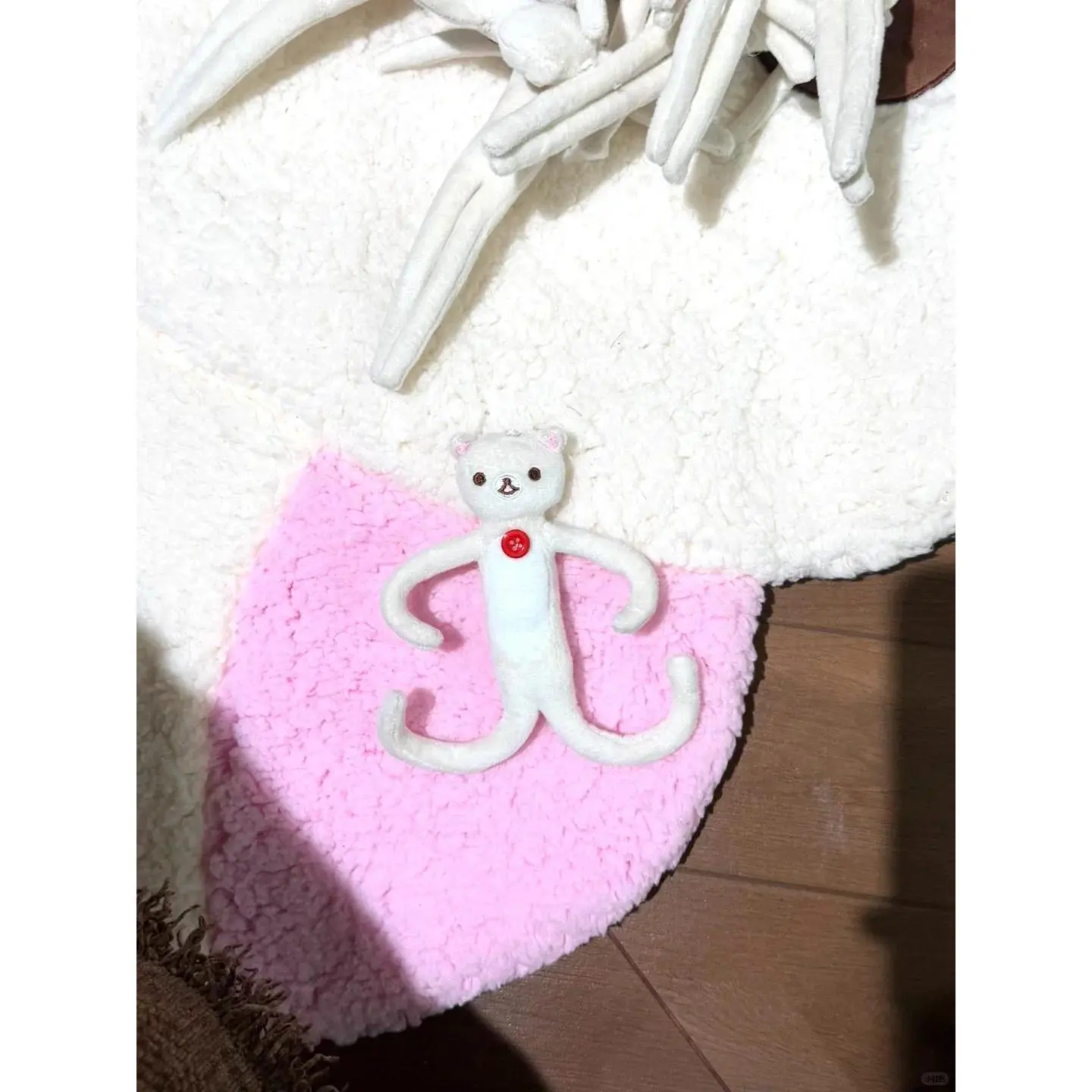 Long Leg Rilakkuma Soft Plush Toy - Keychain Bag Pendant, Stuffed Doll, Cute Decor Gift for Women (Toys & Hobbies DIY Felt Crafts Accessory)