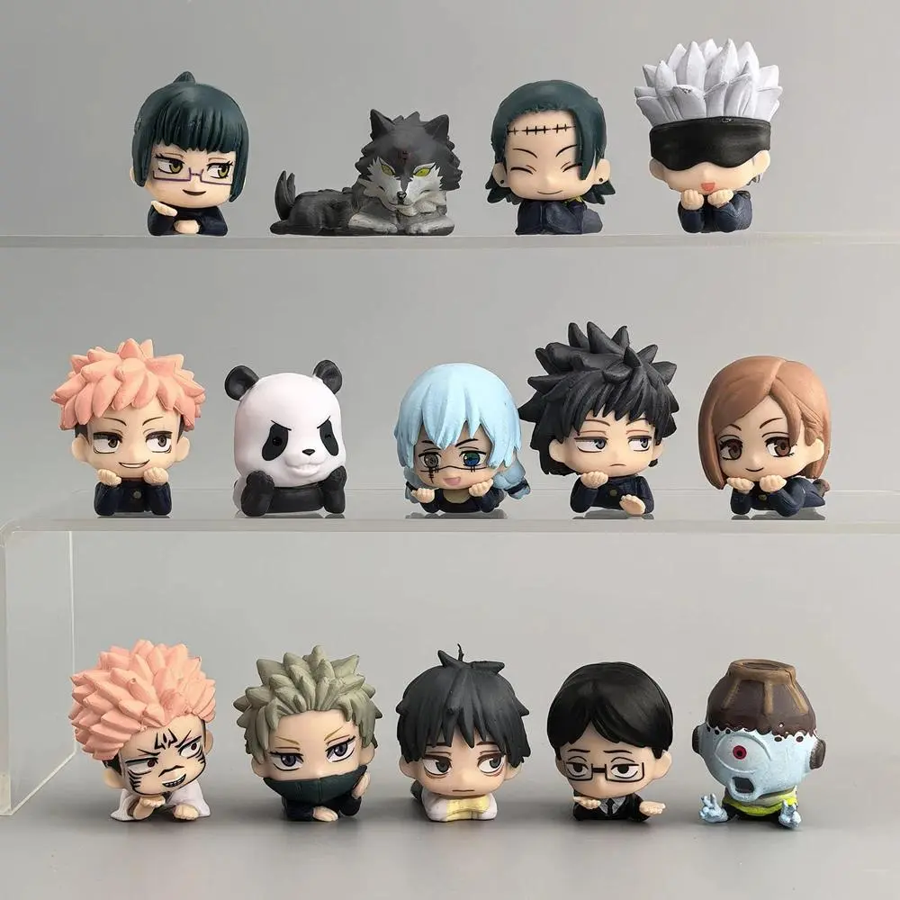 NEW 7pcs Anime Jujutsu Kaisen Satoru Kugisaki Sukuna Geto Suguru Gojo Itadori Yuji Megumi Figure Cute Toys Collection Model