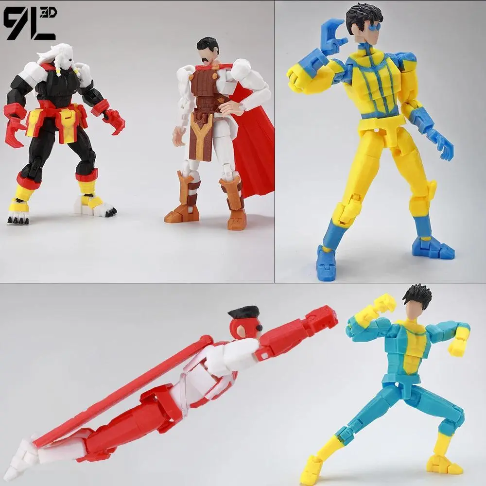 9L3D Printed Dummy13 T13 Articulated Mark Grayson Bulletproof Action Figure - 14cm Anime Collectible Model, Novelty Toy for Kids' Gifting & Collecting, Novelty Toys, Homelander