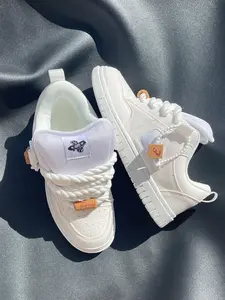 New Men's Shoes Autumn Winter Sports Shoes Simple Style Student Trendy Low-Top Korean Large Size Couple Casual Canvas Rubber Sole