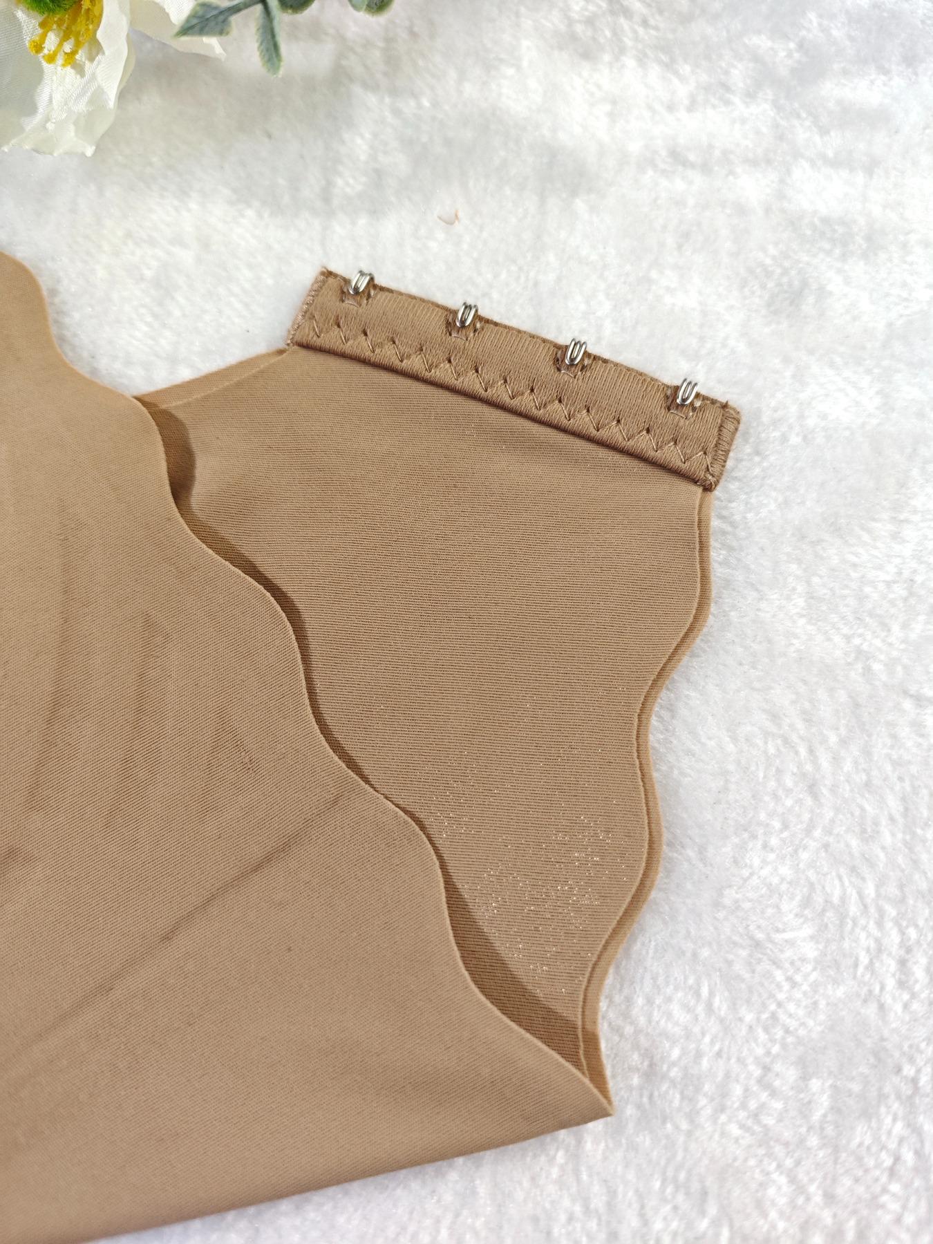 Women's Seamless Supportive Wireless Backless Bra, Adjustable Wide Straps, Comfortable Breathable Daily Wear, Ribbed Stripe Design, Seamless Bras, Medium Fit, Ladies Underwear