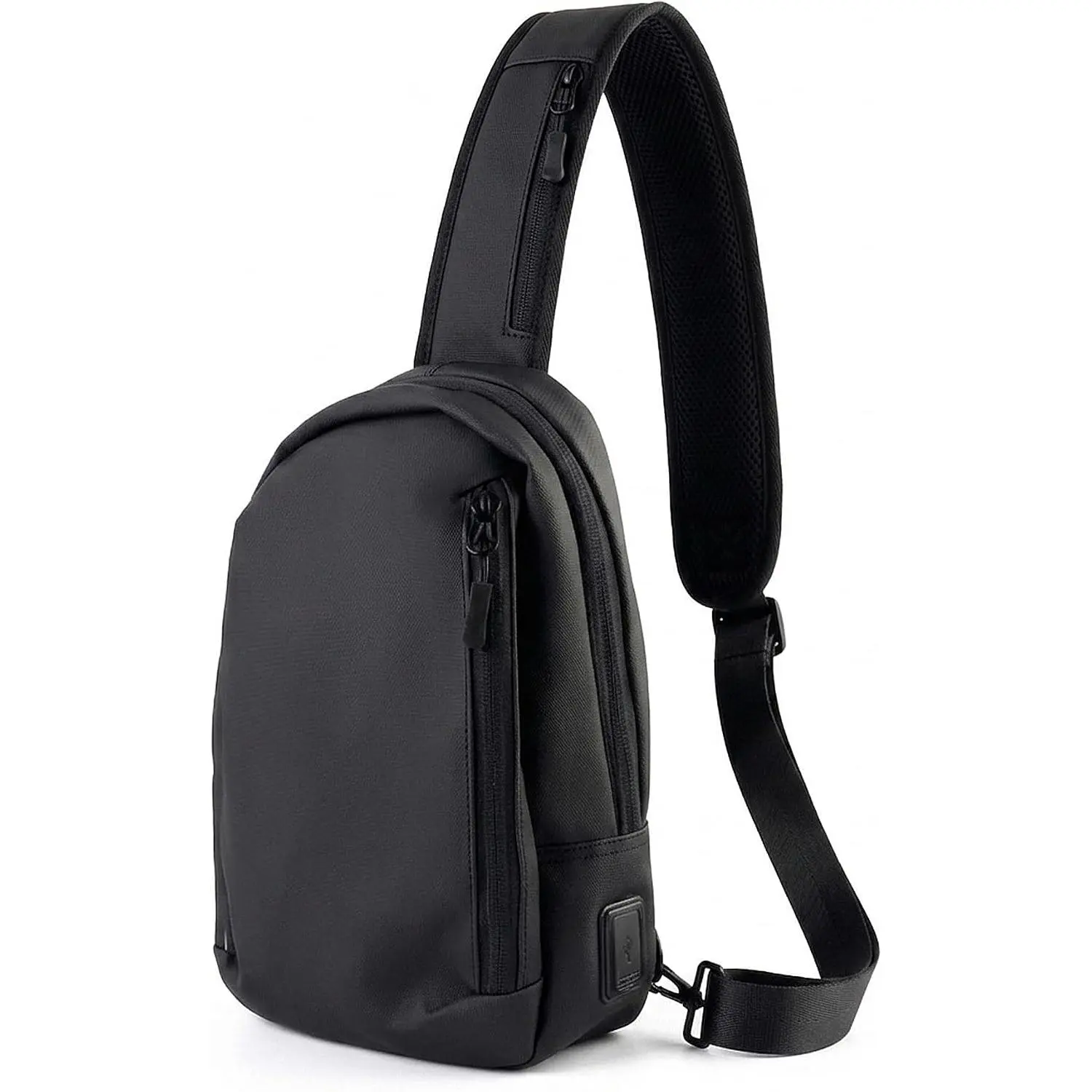 Sling Chest Backpack,USB  Crossbody Bag, Daypack