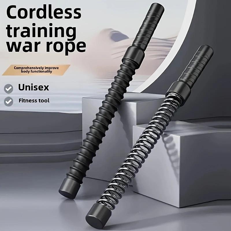 Cordless Battle Rope for Fitness, Battle Rope Training, Home Strength Rope, Professional Arm Strength Fitness Rope